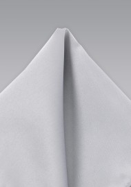 Light Platinum Color Pocket Square