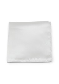 Light Platinum Color Pocket Square