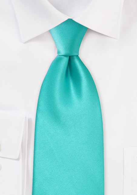 Mint Green Boys Neck Tie