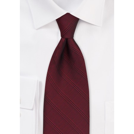 Trendy Kids Tie in Cordovan Red