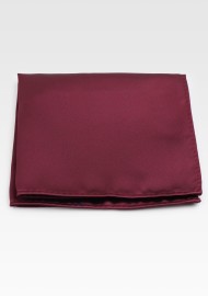 Pocket Squares -  Burgundy red pocket square