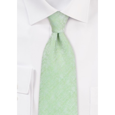 Light Cypress Green Kids Length Tie