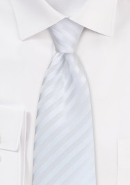 Classic white tie - White necktie made from stain-resistant microfiber
