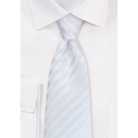 Bright White Kids Tie
