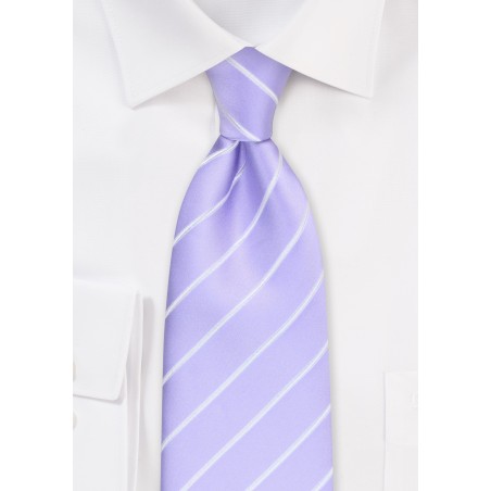 Lavender neckties - Modern light lavender colored necktie