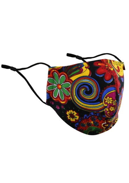 Flower Power Colorful Face Mask