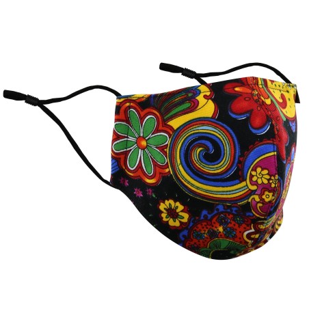 Flower Power Colorful Face Mask