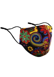 Flower Power Colorful Face Mask