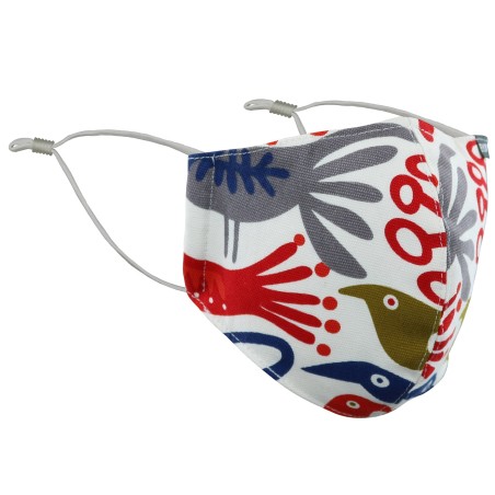 Abstract Brid Print Filter Face Mask