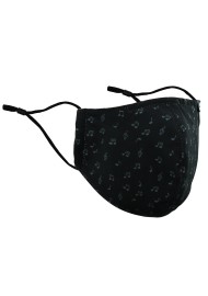 Black Mask with Music Notes