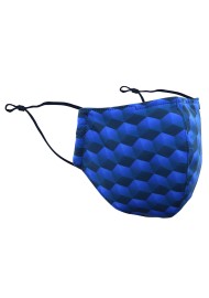 Hex Pattern Filter Mask in Blue