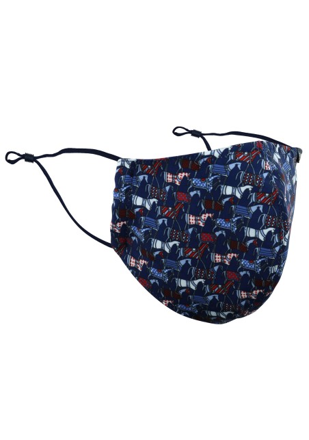 Equestrian Print Mask with Filter