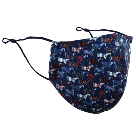 Equestrian Print Mask with Filter