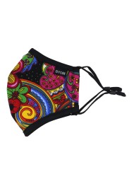 Kids Filter Mask in Colorful Floral Paisley Print