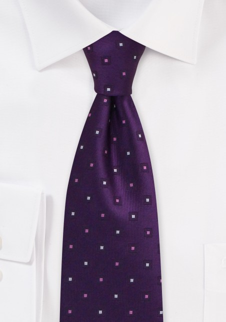 amethyst designer tie by PUCCINI