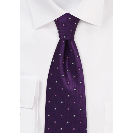 amethyst designer tie by PUCCINI