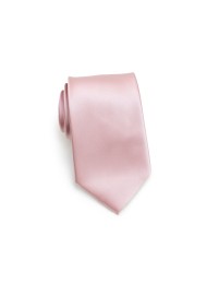 Wedding Necktie in Soft Pink