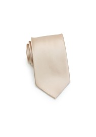 Wedding Necktie in Champagne
