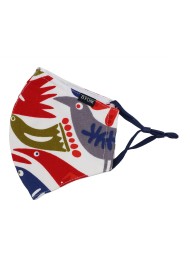 Abstract Brid Print Filter Face Mask