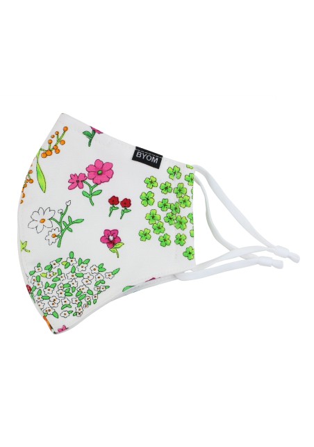 Spring Flower Print Cotton Mask