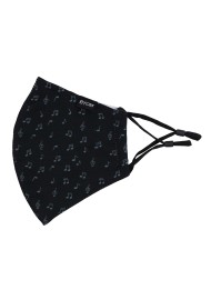 Black Mask with Music Notes