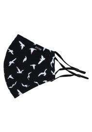 Classical Music Print Filter Mask in Cream