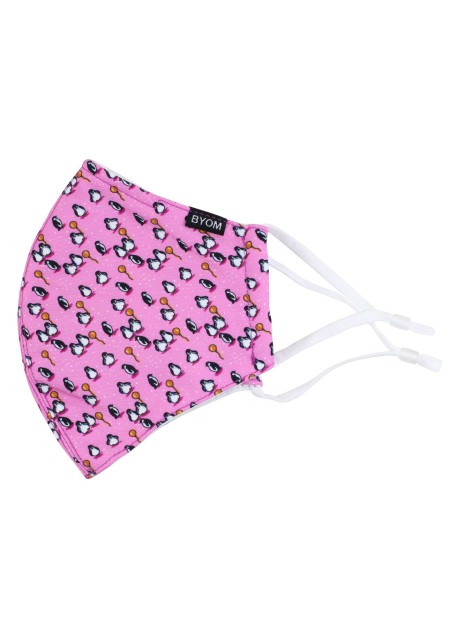 Pink Masks with Penguins