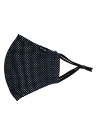 Foulard Print Mask in Black