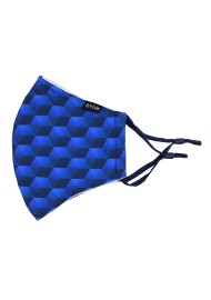 Hex Pattern Filter Mask in Blue