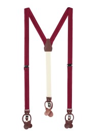 Dress Suspenders in Burgundy