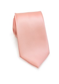 Tropical Peach Wedding Necktie