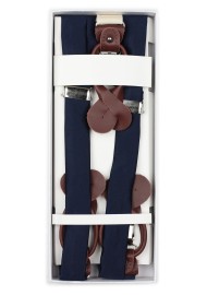 Navy Suspenders in Box