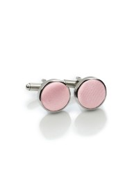 Petal Pink Fabric Cufflinks