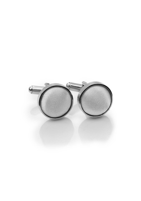 Formal Light Silver Cufflinks