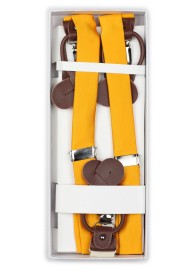 Golden Saffron Suspenders in Box