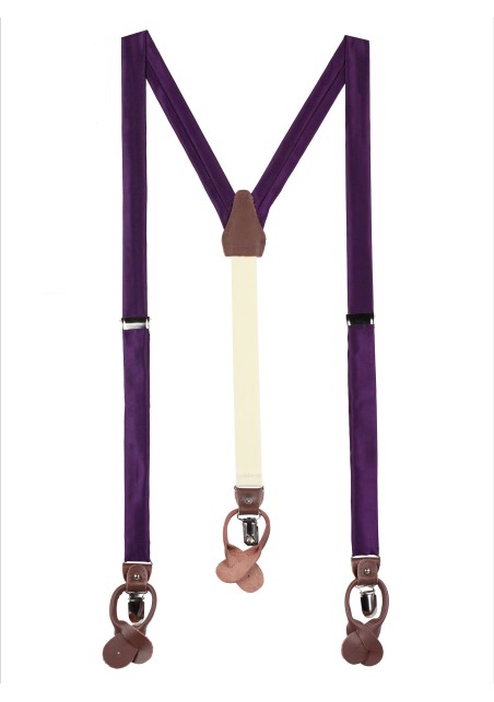 Bright Purple Suspenders