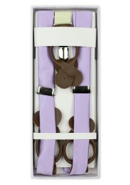 Light Lavender Suspenders in Box