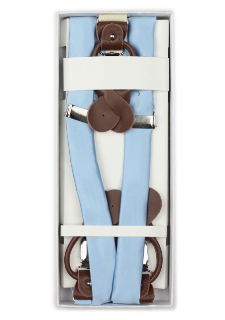 Powder Blue Suspenders in Box