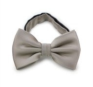 Elegant Silver Gray Bow Tie