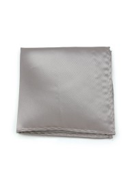 Elegant Silver Pocket Square