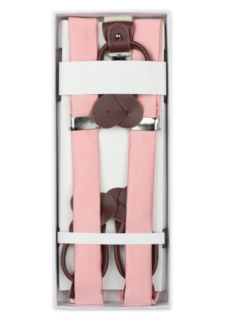Candy Pink Suspenders in Box