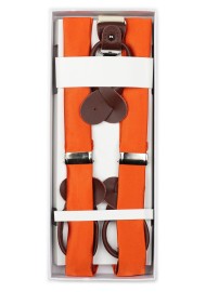 Persimmon Orange Suspenders in Box