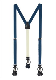Teal Blue Suspenders