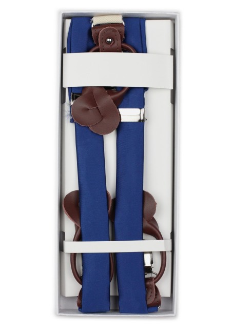 Royal Blue Suspenders in Box