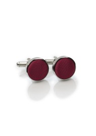 Wine Red Satin Cufflinks