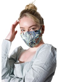 Vintage Floral Print Filter Mask Styled