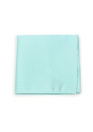 Pin Dot Pocket Square in Seamist