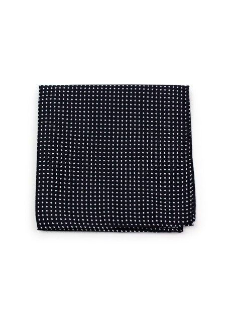 Black Pin Dot Hanky