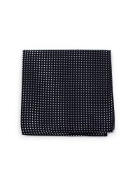 Black Pin Dot Hanky