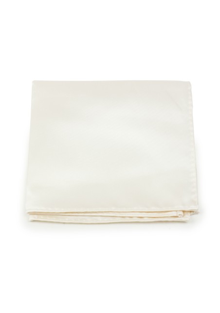 Cream Colored Formal Pocket Square